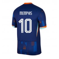 Niederlande Memphis Depay #10 Auswärtstrikot EM 2024 Kurzarm